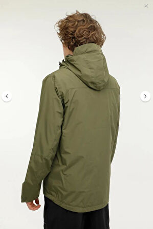 LUMBERJACK PRIME 3PR HAKİ SU İTİCİ RÜZGAR GEÇİRMEZ MONT+YELEK ÇİFTLİ TAKIM ERKEK MONT