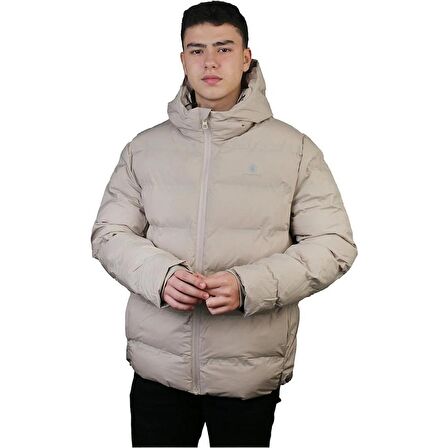 LUMBERJACK NOLAN 2SN22 3PR BEJ  KAPŞONLU ERKEK SPOR MONT