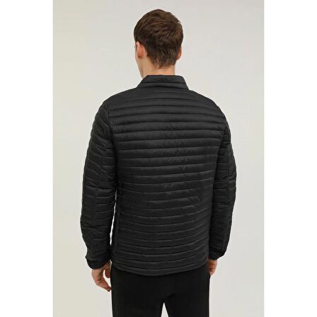 LUMBERJACK PERRY 1SN21 3PR SİYAH İNCE CASUAL ŞİŞME ERKEK MONT