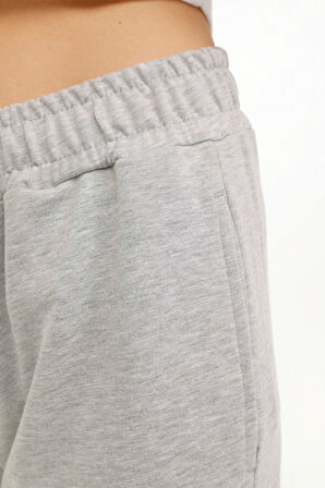 WB JOGGER 22SN86 3PR GRI MELANJ Kadın Eşofman Altı