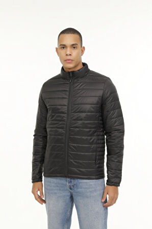 MB BASIC PADDED COAT 3PR Siyah Erkek Mont