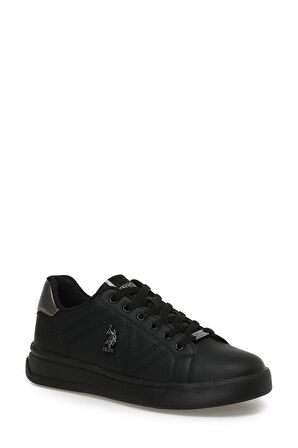U.S. Polo Assn. EXTRA 3PR Kadın  Siyah Sneaker