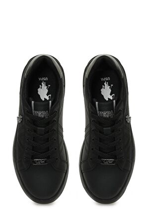 U.S. Polo Assn. EXTRA 3PR Kadın  Siyah Sneaker