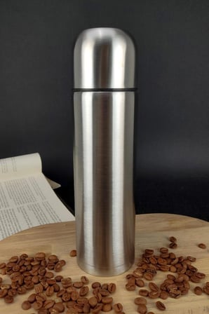 Digithome Paslanmaz Çelik Termos Bardak 500 Ml Gri - MNB05358 C1-1-154