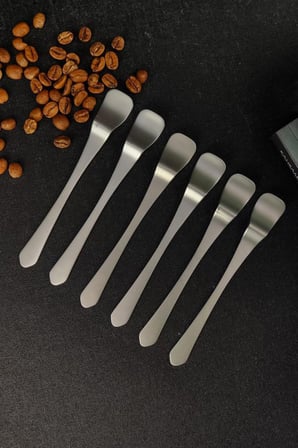 Digithome Benita 6’lı Çelik Nescafe Kahve Çay Kaşığı Gümüş - DST 002 C320.113