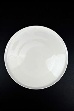 Digithome Elif Porselen 6'lı Servis ve Sunum Tabağı Seti 27 Cm Krem - TL4052334 C320.003