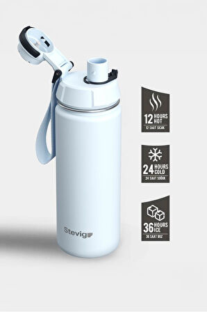 Stevig 1 Hand Leak-Proof Sızdırmaz Çelik Termos 500 Ml Ice Melt ST-223