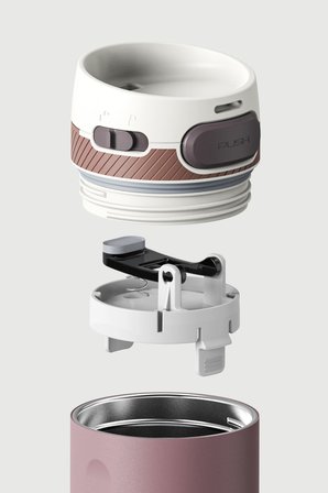 Stevig 4 Action Trigger-Control Çelik Termos 500 ML Pudra