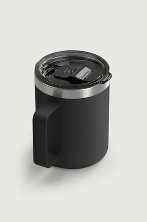 STEVIG 1 CAP DAİLY MUG KUPA ÇELİK TERMOS 350 ML BLACK ST-265