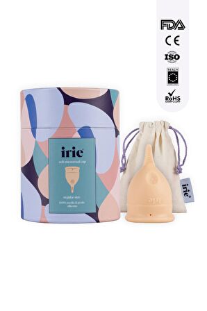 Adet Kabı Regl Kabı Menstrüel Kap Menstrual Cup [[Regular Nude]] Alman Medikal Silikon