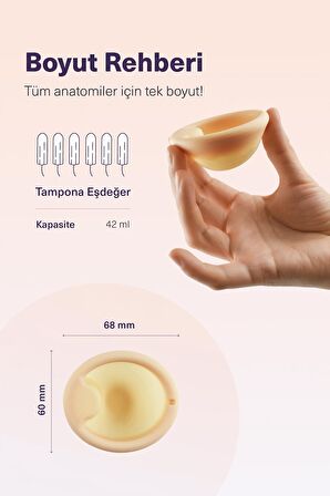 Adet Diski - Menstrual Disc [[Nude]] + Adet Kabı Temizleme Jeli + Intim Nemlendirme