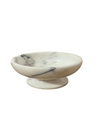 Telkhin Mermer Ayaklı Çerezlik Lila 12