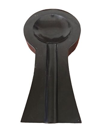 Troya Mermer Kirli Kaşıklık Büyük Siyah