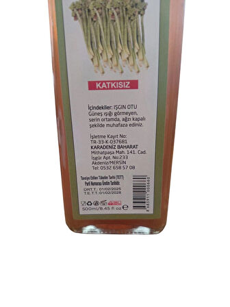 IŞGIN KÖKÜ SİRKESİ 500 ML