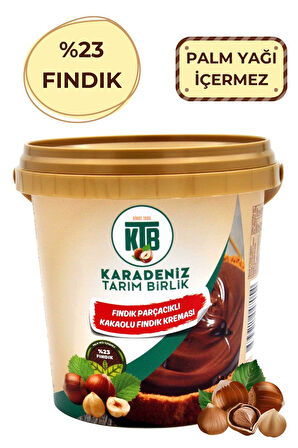 Fındık Parçacıklı Kakaolu Fındık Kreması (%23 Fındık) 800 G x 3 Adet Sürülebilir Çikolata Palm Yağı İçermez