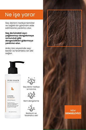 PURE SAACH PROFESSİONAL 2 ÜRÜN BİRLİKTE JUNIPER SHAMPO+KERATİN SAÇ BAKIM KREM