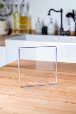 Belly Pleksi Kare Tepsi