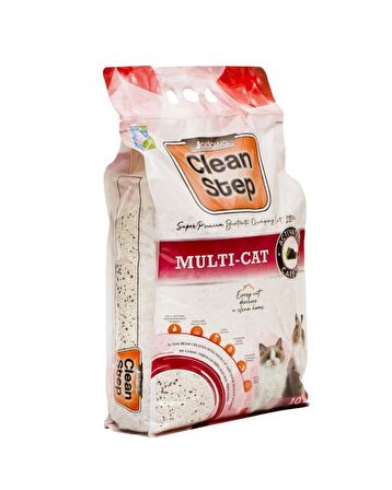 Jadawa Clean Step Aktif Karbonlu Topaklanan İnce Tane Bentonit Kedi Kumu 10 LT