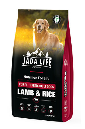 jadawa Jada Life Kuzu Ve Pirinçli Yetişkin Köpek Maması 15 KG