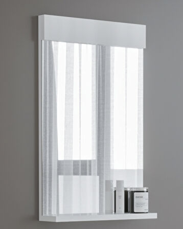 Luzia 50 Cm Banyo Dolabı (Lavabo Dahil, Ayna Dahil)