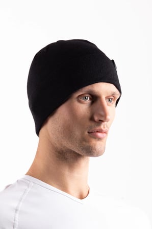 Oil Company Siyah Polar Katmanlı Unisex Bere