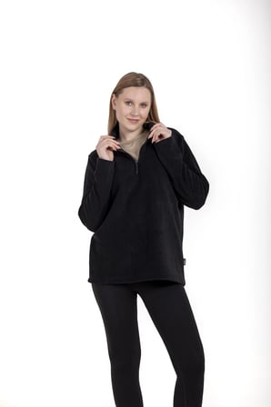 Oil Company Siyah Termal Polar Kazak Unisex