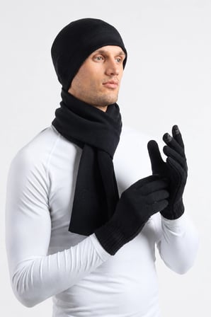 Oil Company Soft Parmak Touch Siyah Eldiven Dokunmatik Parmak Unisex