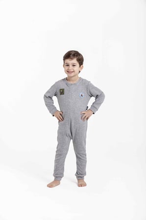 Oil Company Gri Unisex Çocuk Tulum