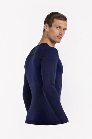 Oil Company Lacivert Unisex Termal İçlik Üst Seamless III. Seviye Pro