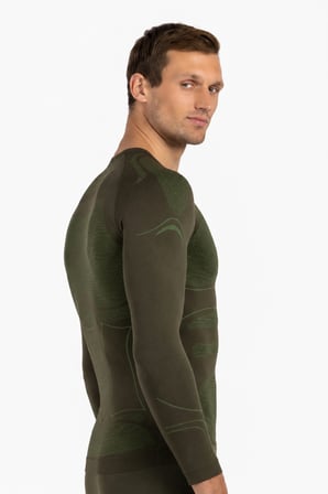 Oil Company Haki Unisex Termal İçlik Üst Seamless III. Seviye Pro