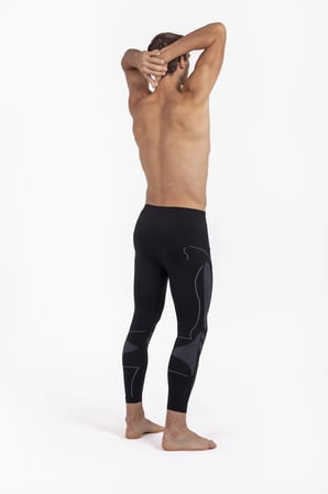 Oil Company Siyah Unisex Termal İçlik Alt Seamless III. Seviye Pro