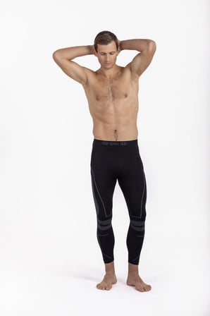 Oil Company Siyah Unisex Termal İçlik Alt Seamless III. Seviye Pro