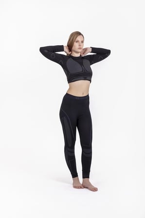 Oil Company Siyah Unisex Termal İçlik Alt Seamless III. Seviye Pro