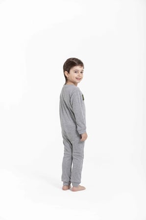 Oil Company Gri Unisex Çocuk Tulum
