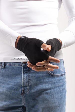 il Company Soft Kesik Parmak Siyah Eldiven Unisex