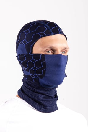 Oil Company Lacivert Balaklava Termal Kar Maskesi Unisex