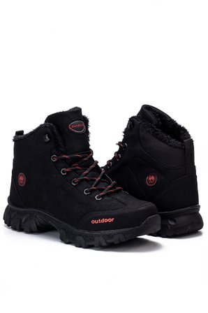 Unisex Outdoor Postal Uzun Bot Ayakkabı Kışlık Dayanıklı Kaymaz Taban Bağcıklı 4054U