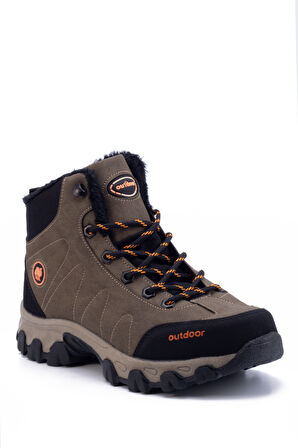 Unisex Outdoor Postal Uzun Bot Ayakkabı Kışlık Dayanıklı Kaymaz Taban Bağcıklı 4054U