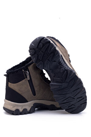 Unisex Outdoor Postal Uzun Bot Ayakkabı Kışlık Dayanıklı Kaymaz Taban Bağcıklı 4054U
