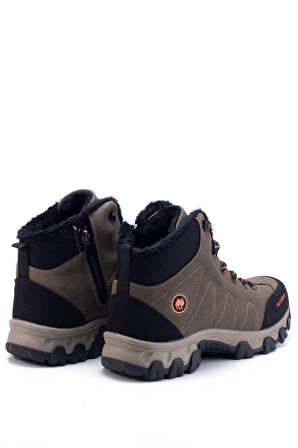 Unisex Outdoor Postal Uzun Bot Ayakkabı Kışlık Dayanıklı Kaymaz Taban Bağcıklı 4054U