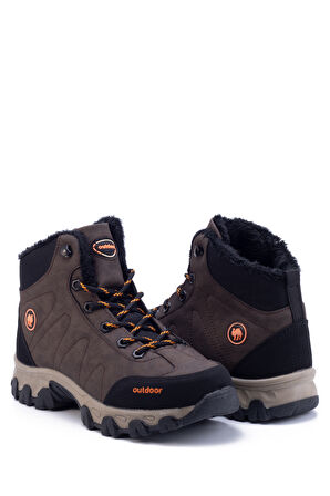 Unisex Outdoor Postal Uzun Bot Ayakkabı Kışlık Dayanıklı Kaymaz Taban Bağcıklı 4054U