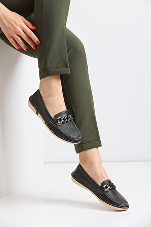 Kadın Hakiki Deri Loafer BY173