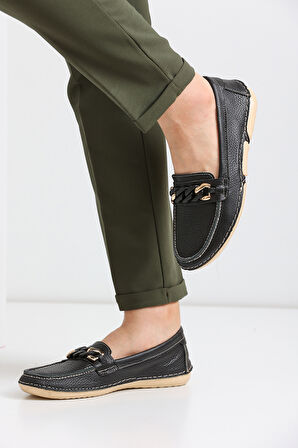 Kadın Hakiki Deri Loafer BY173