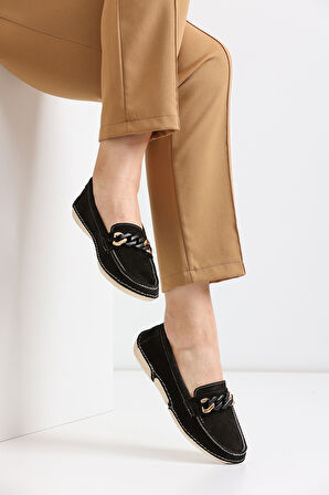 Kadın Hakiki Deri Loafer BY173