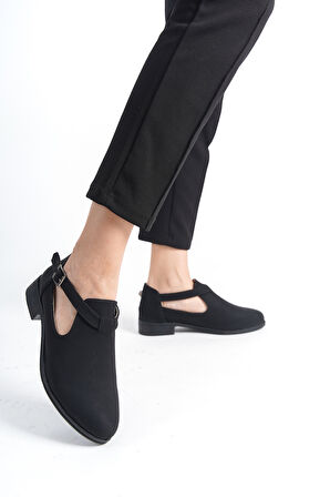 Günlük Rahat Kadın Kemerli Casual Klasik Ayakkabı PTK401