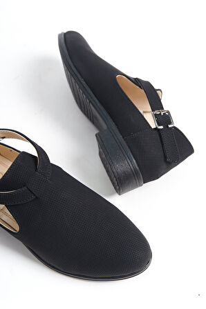 Günlük Rahat Kadın Kemerli Casual Klasik Ayakkabı PTK401