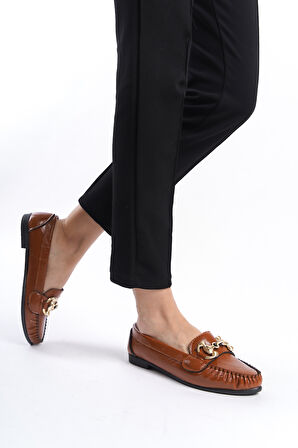 Kadın Günlük Rahat Tokalı Casual Klasik Ayakkabı Babet LRS03