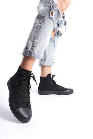 Kadın Uzun Keten Spor Ayakkabı Günlük Sneakers CNV6