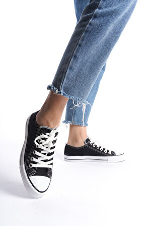 Kadın Kısa Keten Spor Ayakkabı Günlük Sneakers CNV7