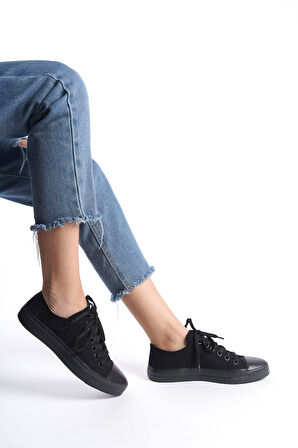 Kadın Kısa Keten Spor Ayakkabı Günlük Sneakers CNV7